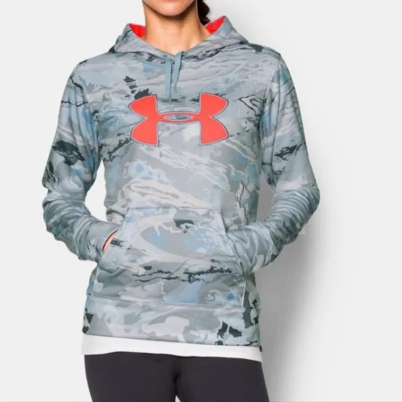 UNDER ARMOR Camo Hoodie - Size XXL NWT Pull-over with Kangaroo Pockets - Picture 15 of 16